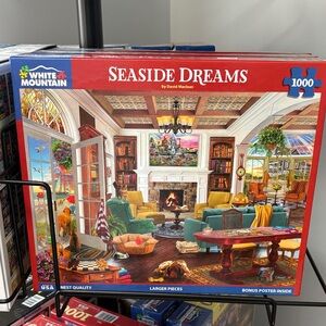 White Mountain Seaside Dreams Puzzle - 1000 pieces